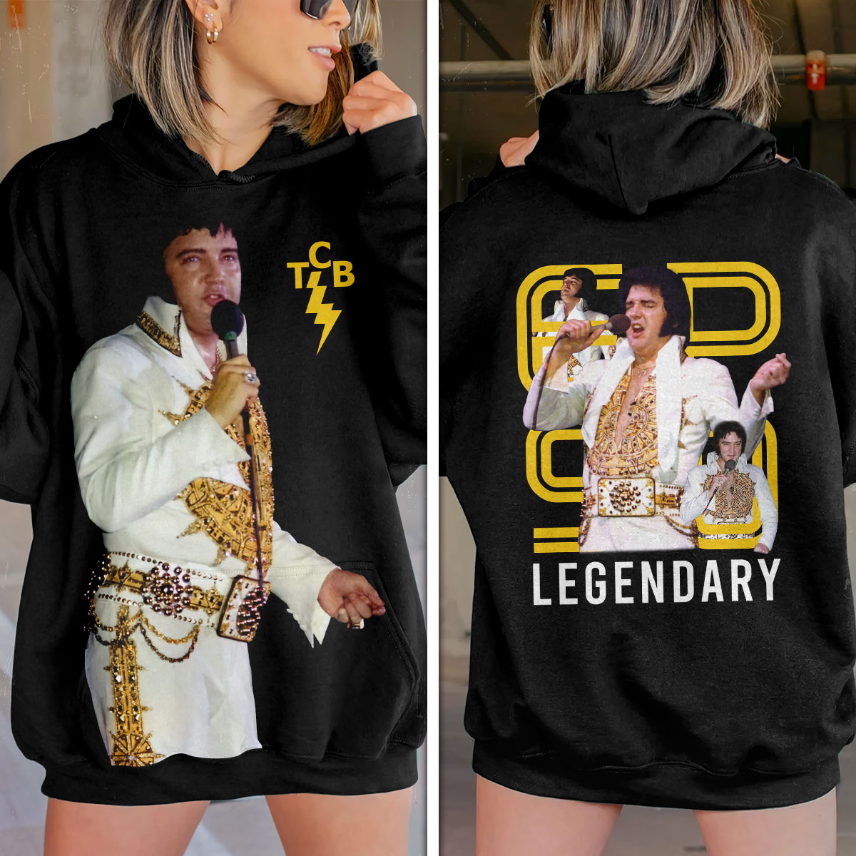 Elvis Presley Vintage Icon Hoodie