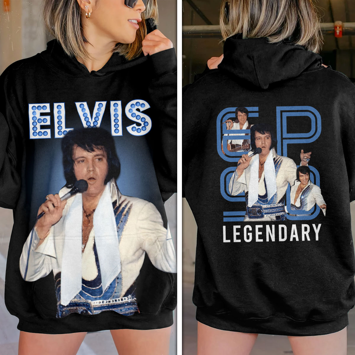 Elvis Presley Vintage 1956 Jailhouse Rock Hoodie