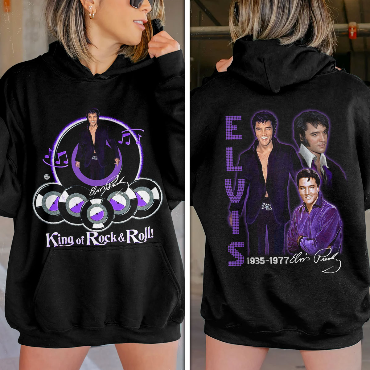 Elvis Presley Vintage Gospel Choir Hoodie