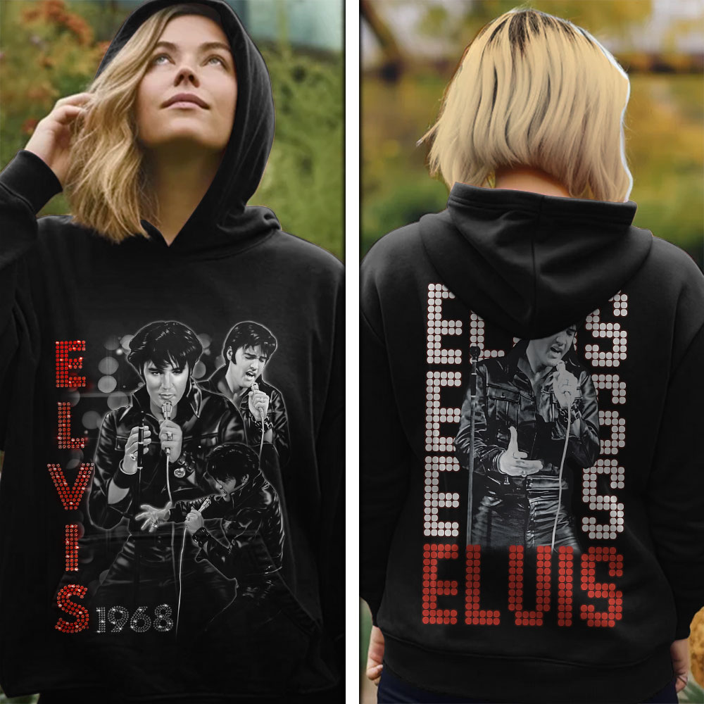 Elvis Presley Vintage Sgt. Pepper Parody Hoodie