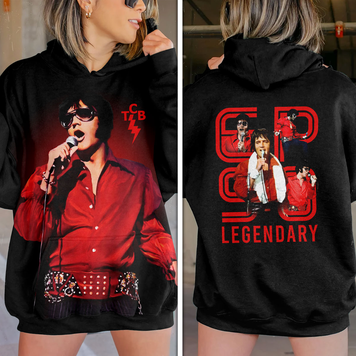Elvis Presley Vintage 1970S Tour Hoodie