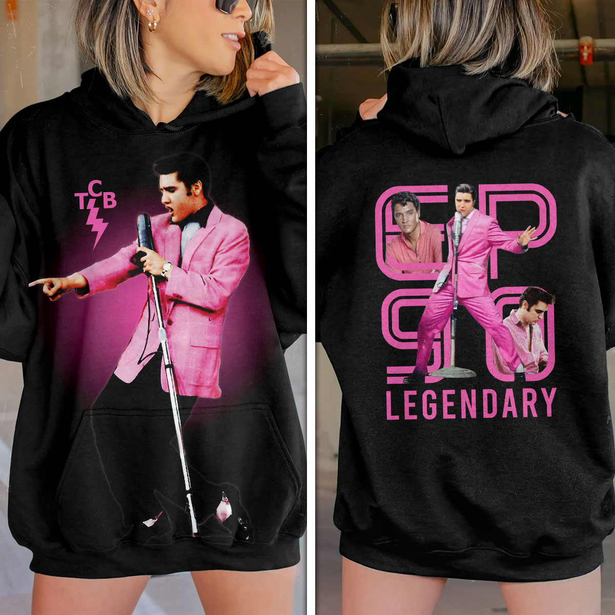 Elvis Presley Vintage 1968 Comeback Special Hoodie