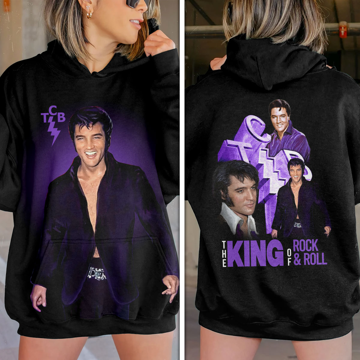 Elvis Presley Vintage Jailhouse Rock Scriphoodie