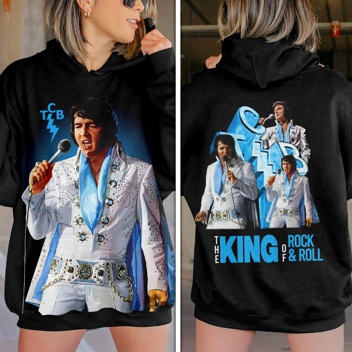 Elvis Presley Vintage Hip Movements Hoodie
