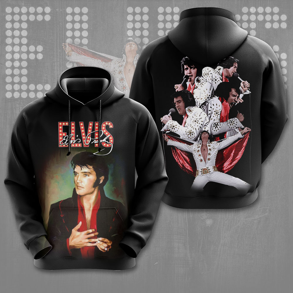 Elvis Presley 1935-1977 Rock And Roll Hoodie