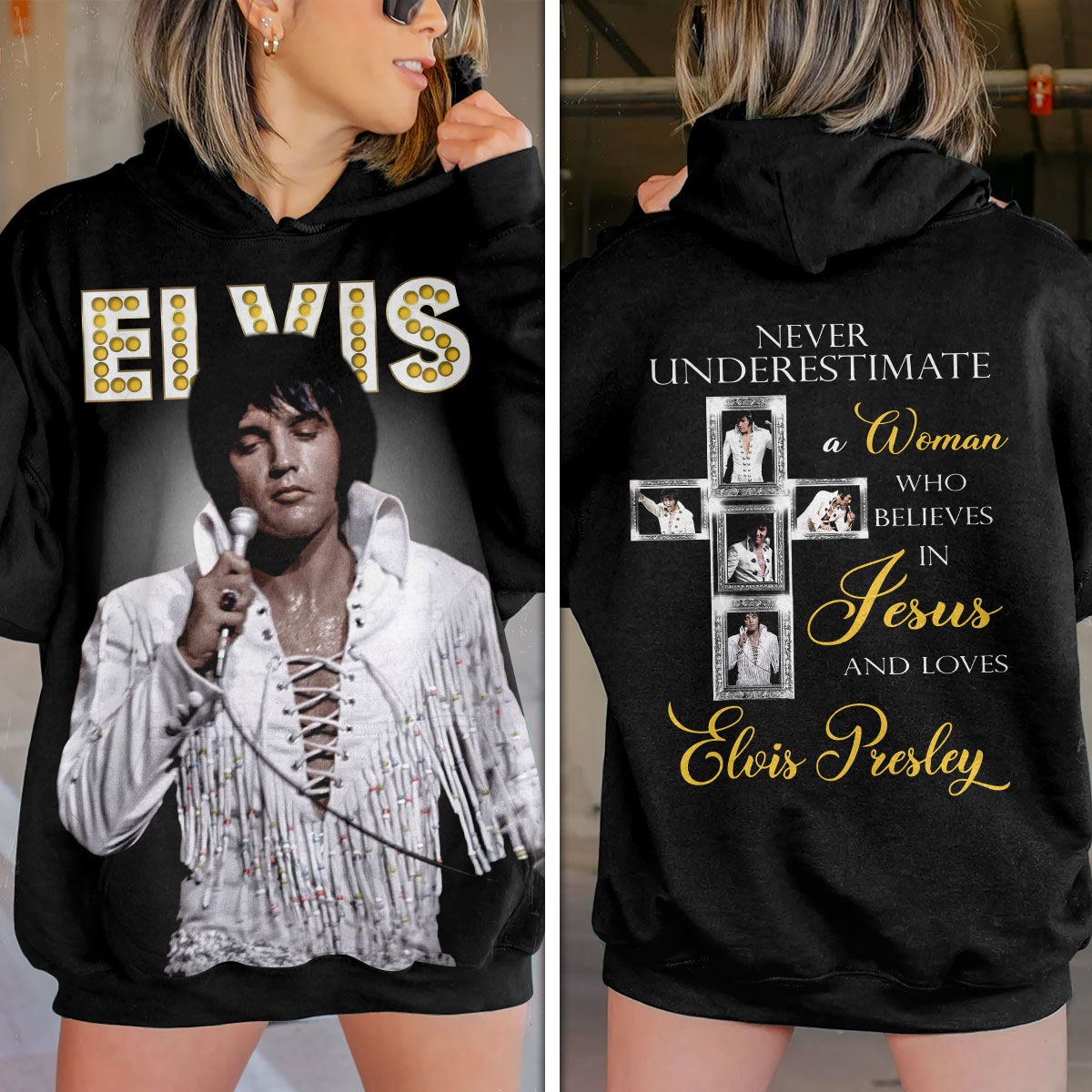 Elvis Presley Vintage Campy 1960S Films Hoodie