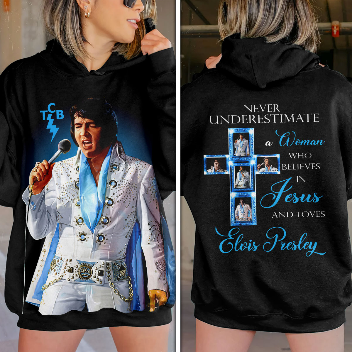 Elvis Presley Vintage Inspirational Hoodie