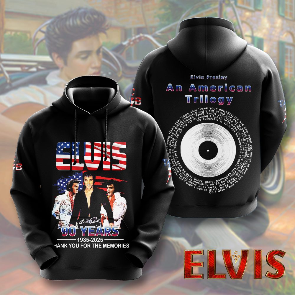 Elvis Presley 1935-1977 Heartbreak Hotel Hoodie