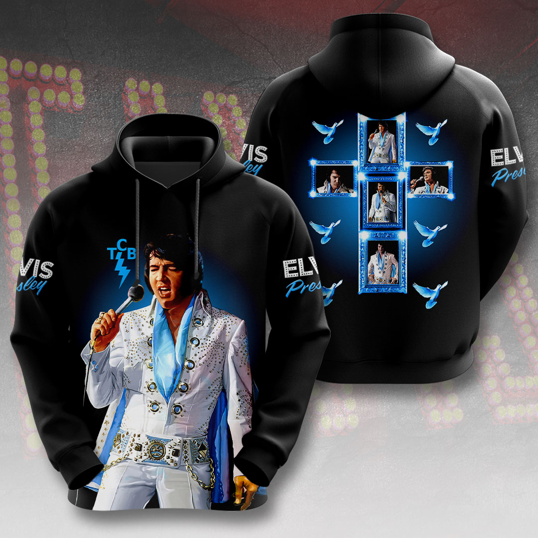 Elvis Presley 1935-1977 Graceland Mansion Hoodie