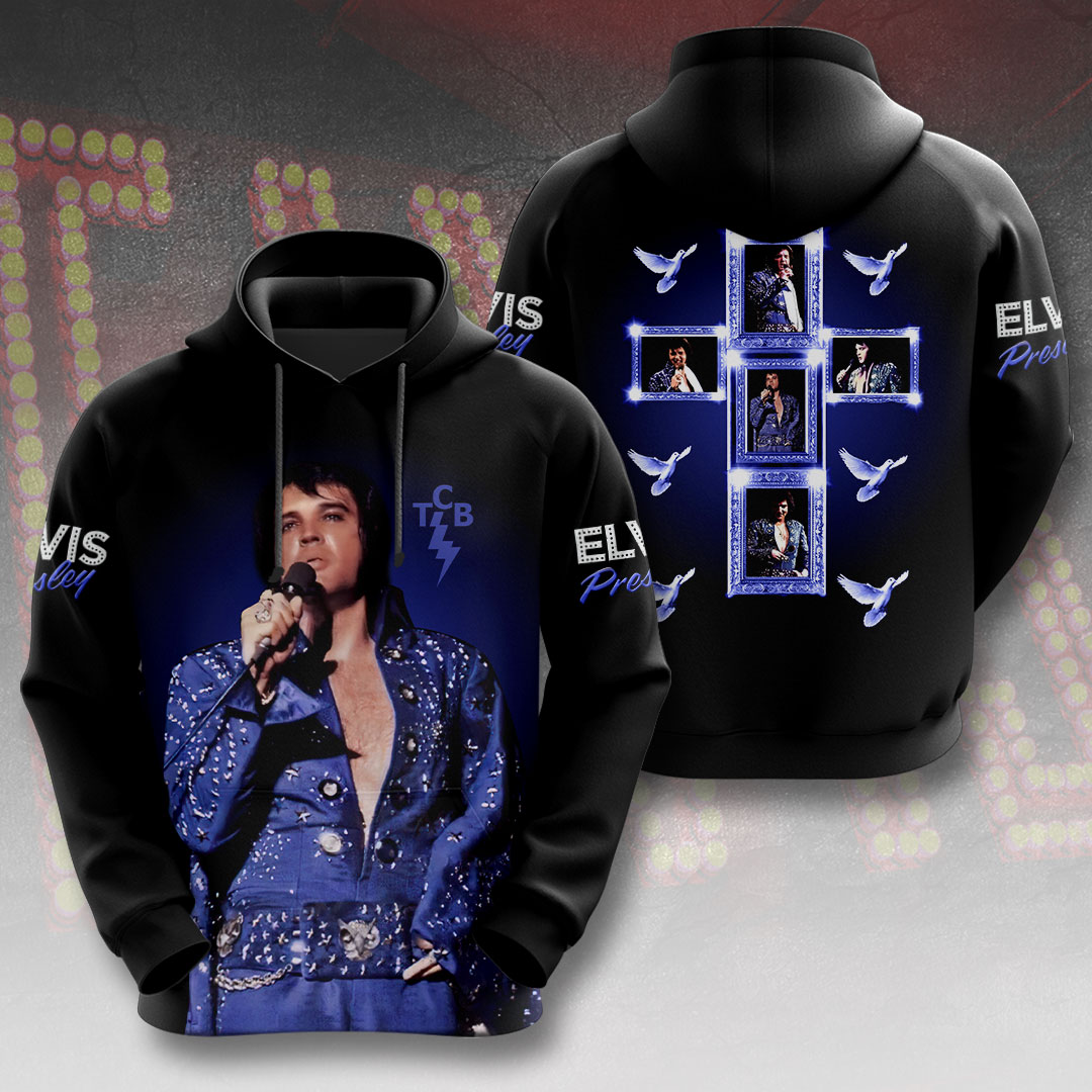 Elvis Presley 1935-1977 Burning Love Hoodie