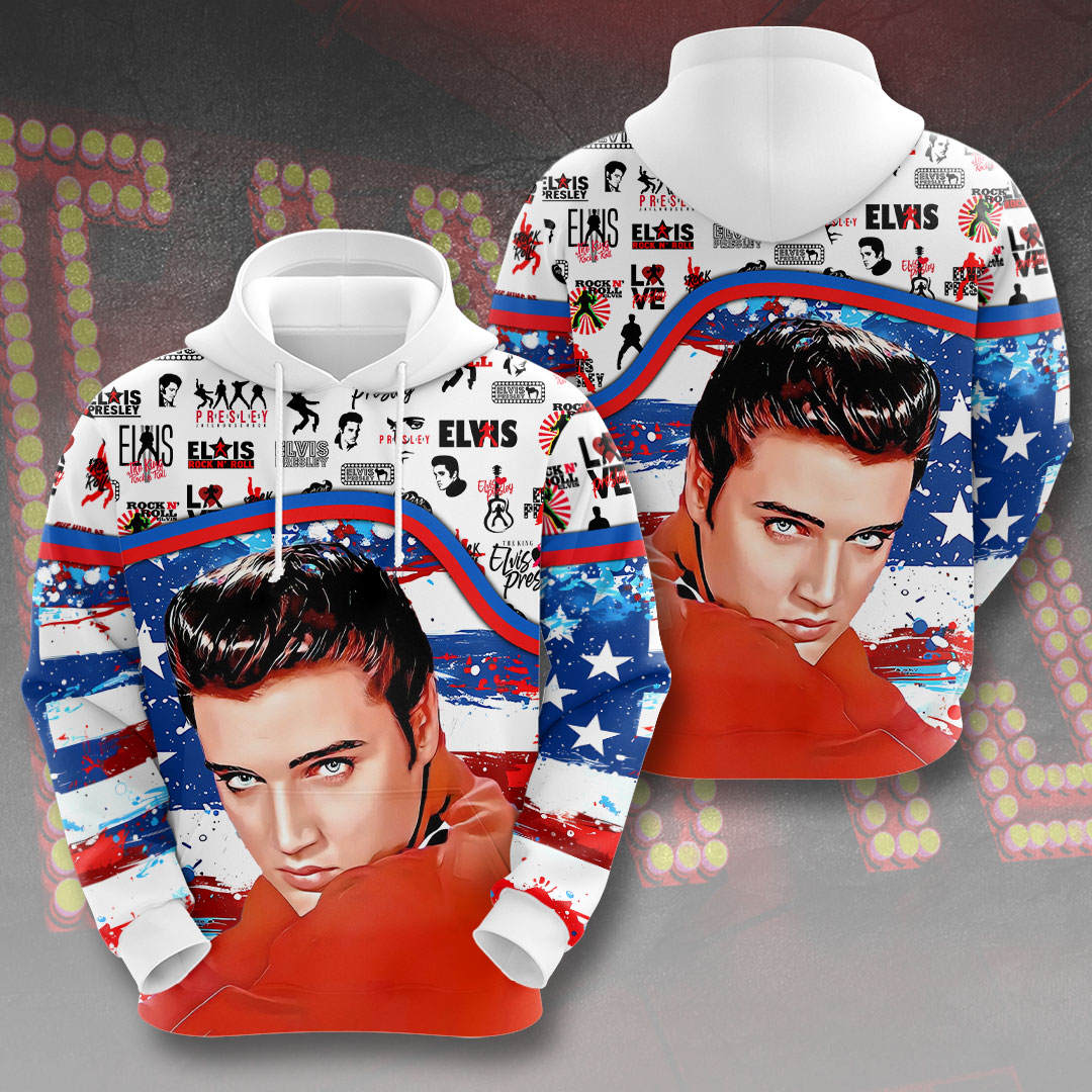 Elvis Presley 1935-1977 Gospel Singing Hoodie