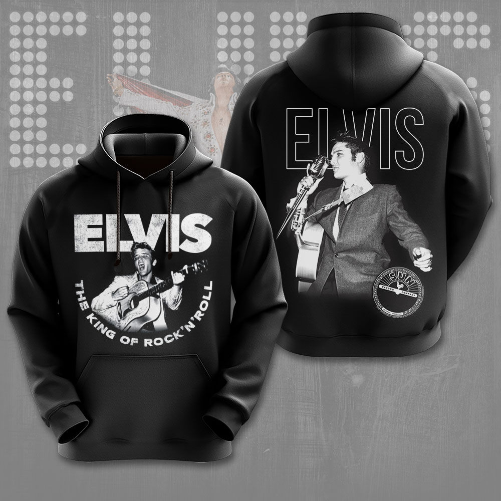 Elvis Presley 1935-1977 Rhinestones Hoodie