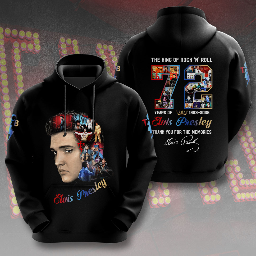 Elvis Presley 1935-1977 Blues-Influenced Hoodie
