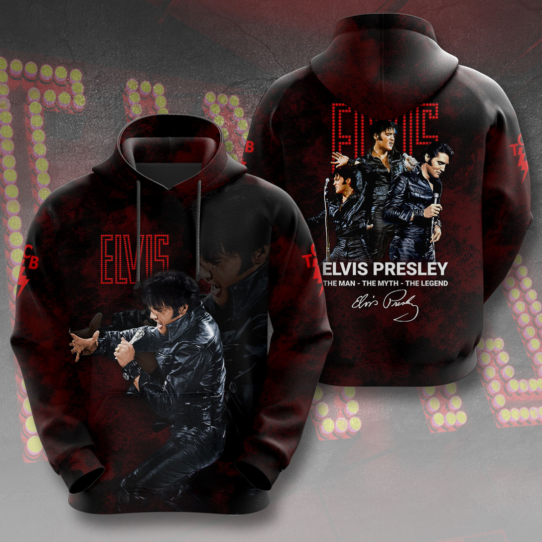 Elvis Presley 1935-1977 Narration Hoodie