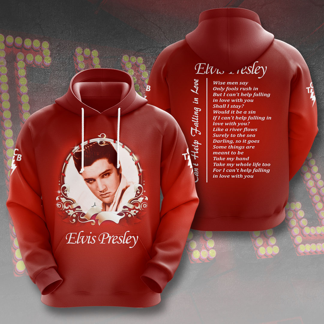 Elvis Presley Retro Rca Victor Hoodie