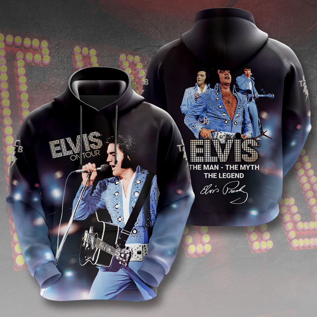 Elvis Presley Retro Heartbreak Hotel Hoodie