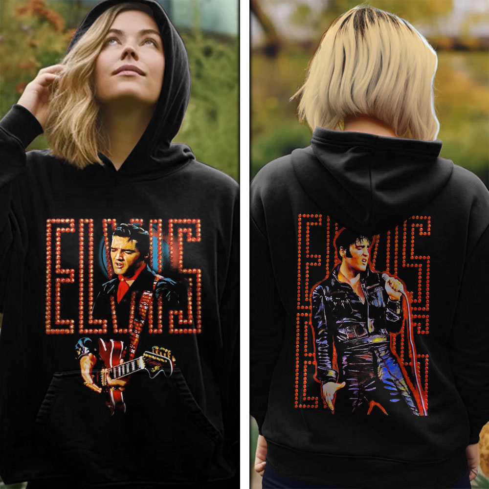 Elvis Presley Retro Hound Dog Hoodie