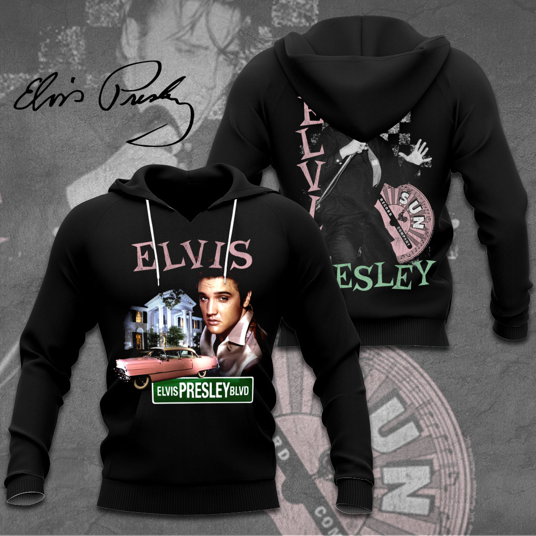 Elvis Presley Retro Las Vegas Hoodie