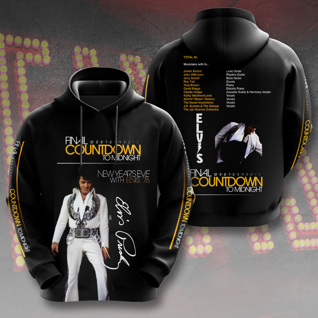 Elvis Presley Retro Satellites Hoodie