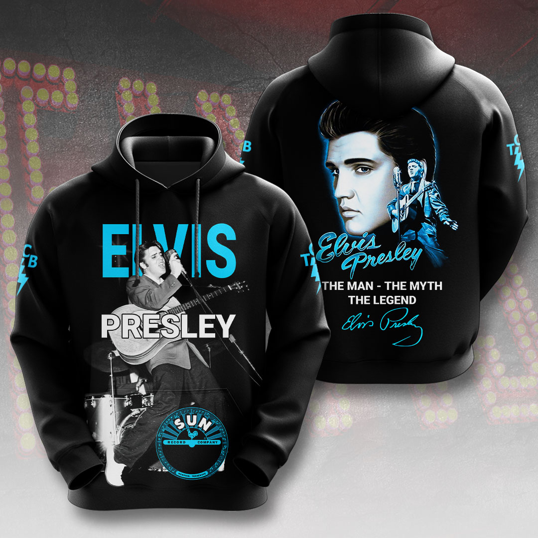 Elvis Presley Retro Scotty Moore Hoodie