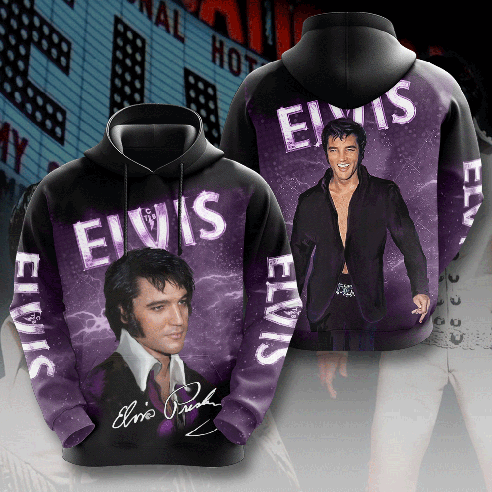 Elvis Presley Retro Suspicious Minds Hoodie