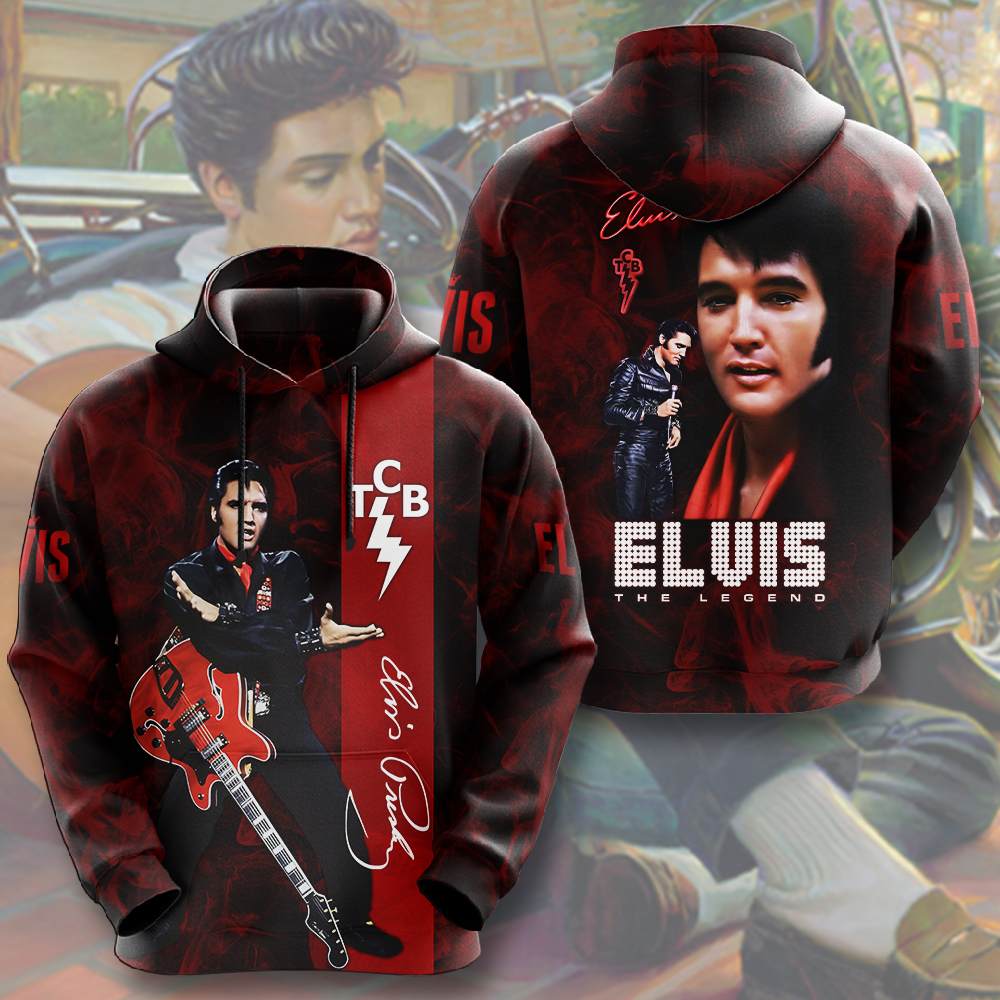 Elvis Presley Retro Bill Black Hoodie