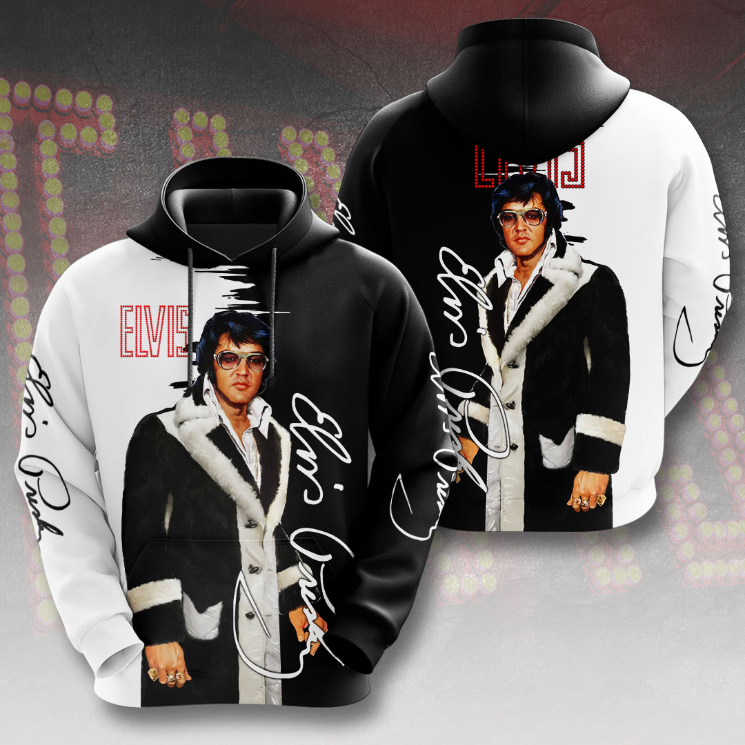 Elvis Presley Retro Elvis Presley Enterprises Hoodie