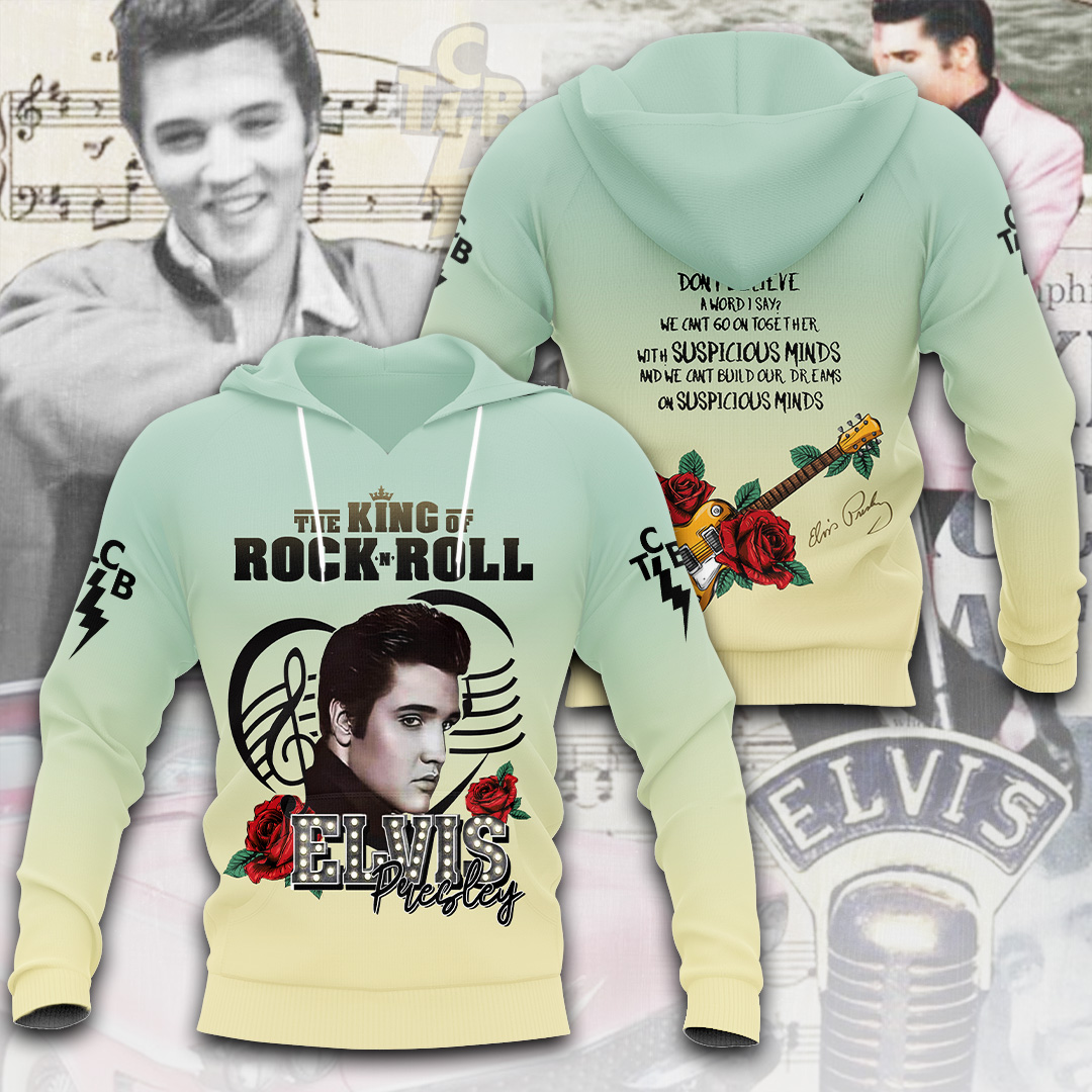 Elvis Presley Retro Recording Studio Hoodie