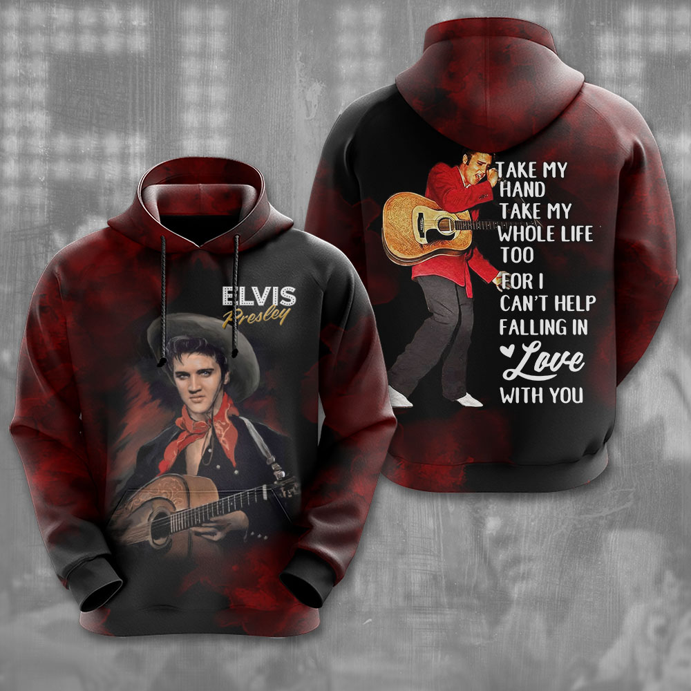 Elvis Presley Retro Lp Hoodie