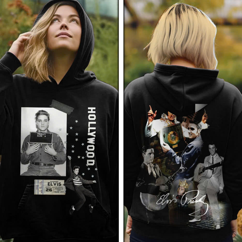 Elvis Presley Retro Influence Hoodie