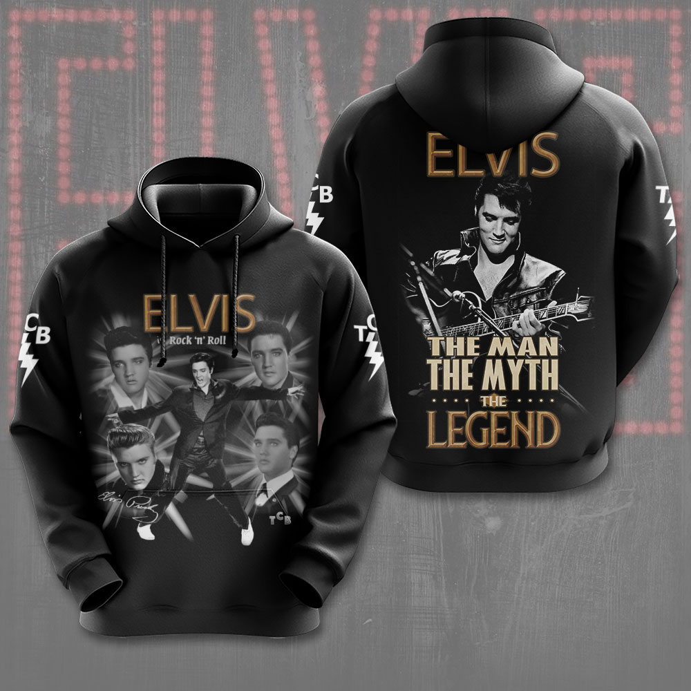 Elvis Presley Retro Military Service Hoodie