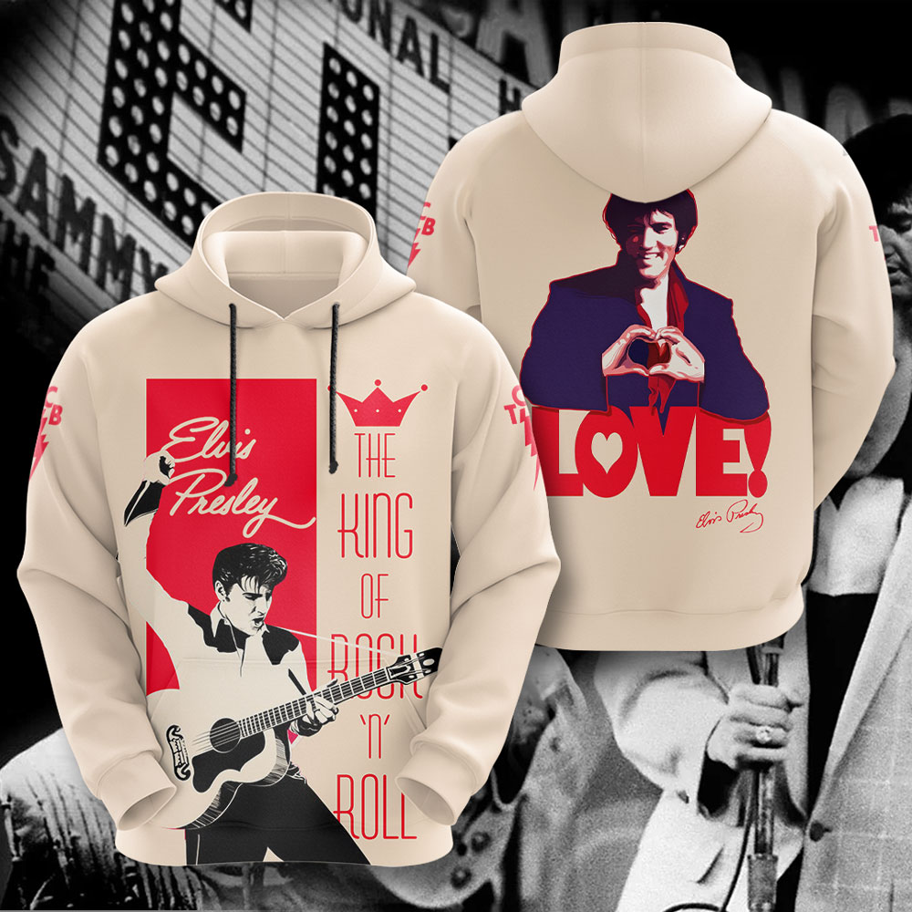 Elvis Presley Retro Skiffle Hoodie