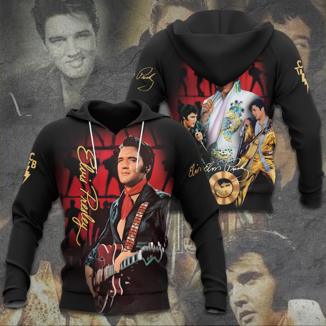Elvis Presley Retro Live Performances Hoodie