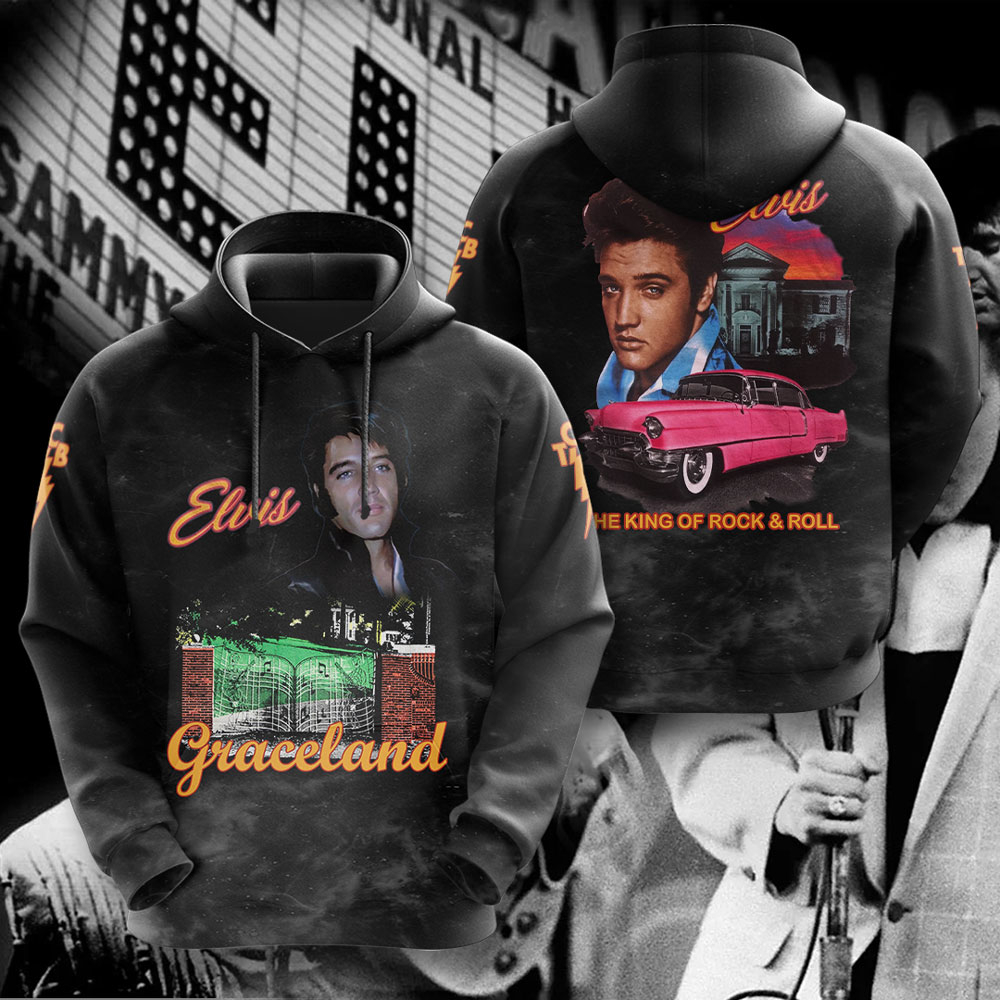 Elvis Presley Retro Diamond Hoodie
