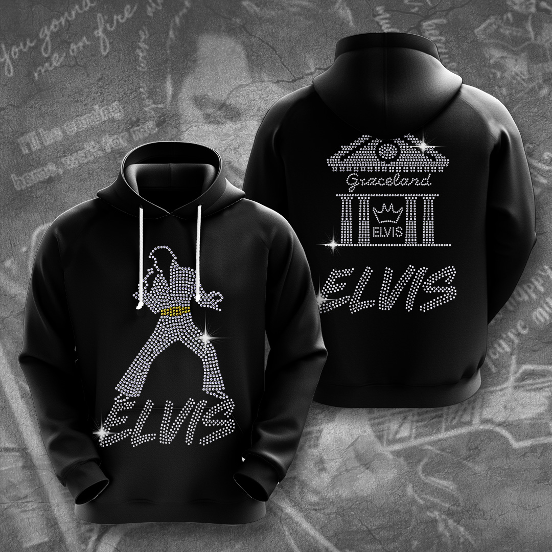Elvis Presley Retro Rca Victor 1950S Hoodie