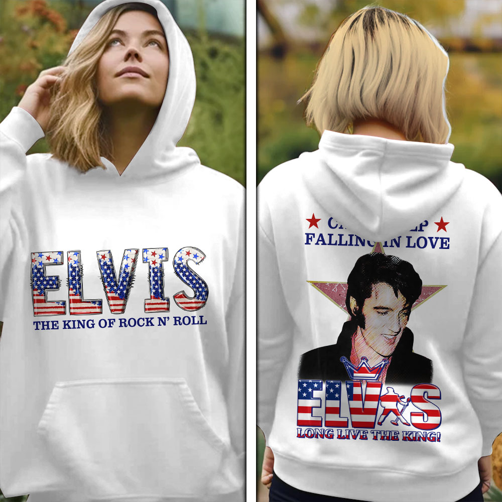 Elvis Presley Retro Campy 1960S Films Hoodie