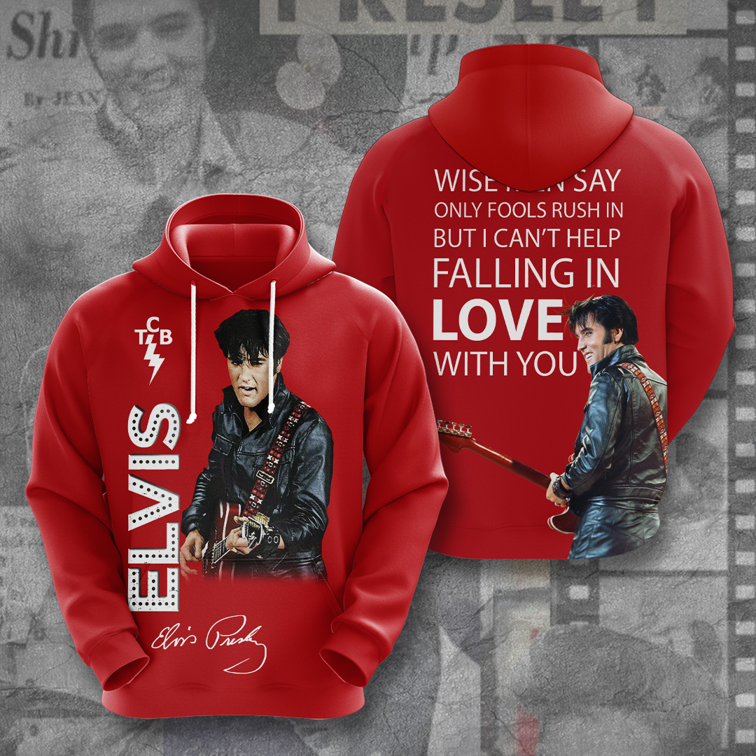 Elvis Presley Rock And Roll Viva Las Vegas Hoodie