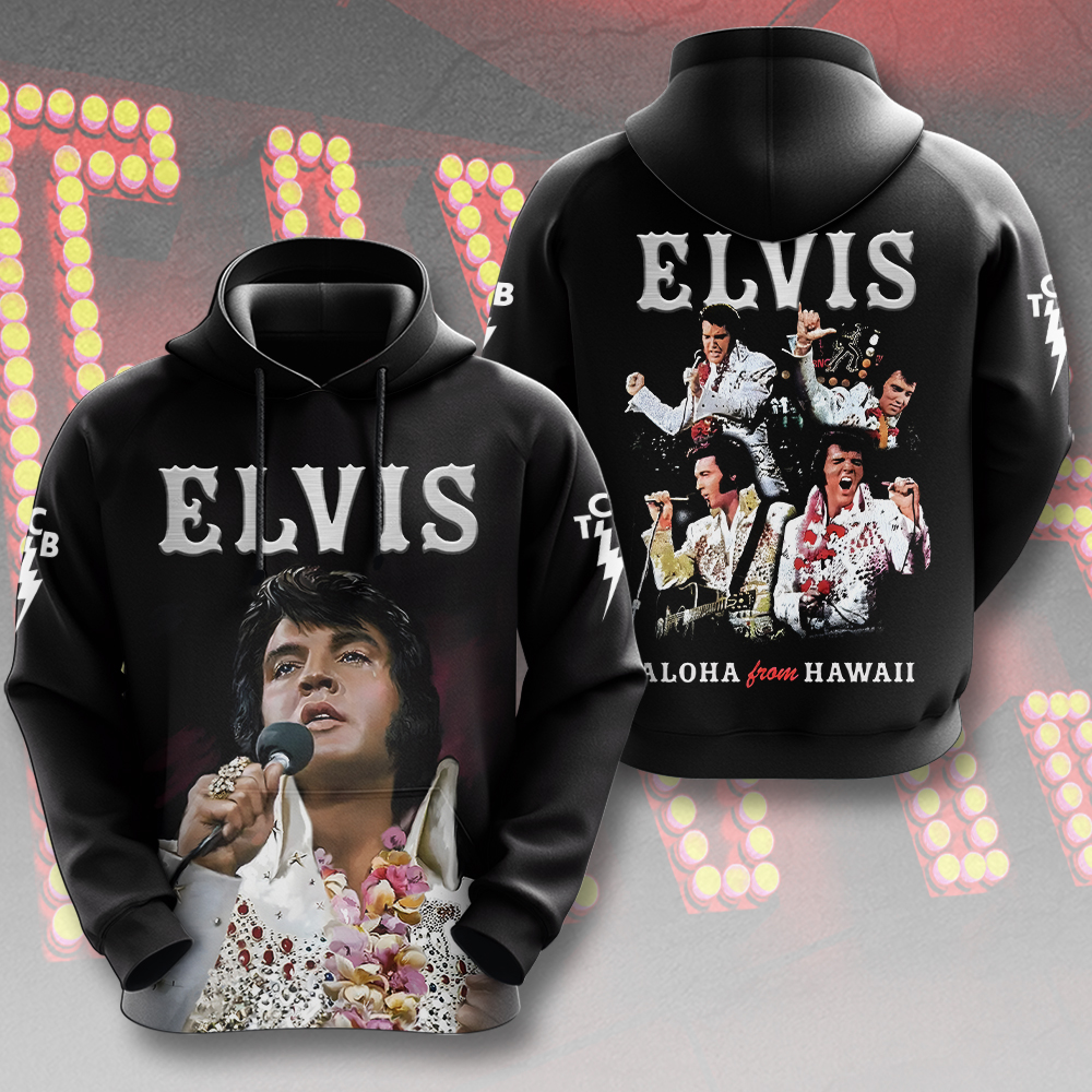 Elvis Presley Retro Elvis Movies Hoodie
