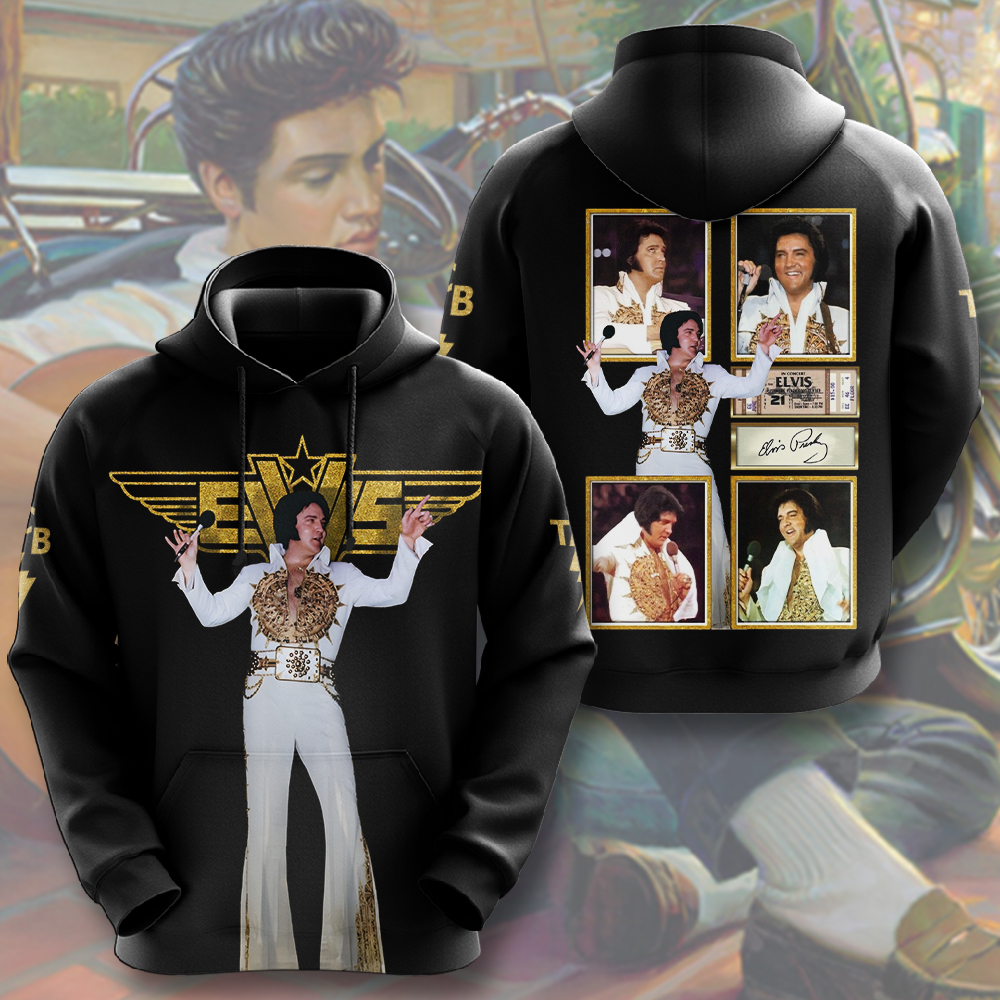 Elvis Presley Retro Inspirational Hoodie