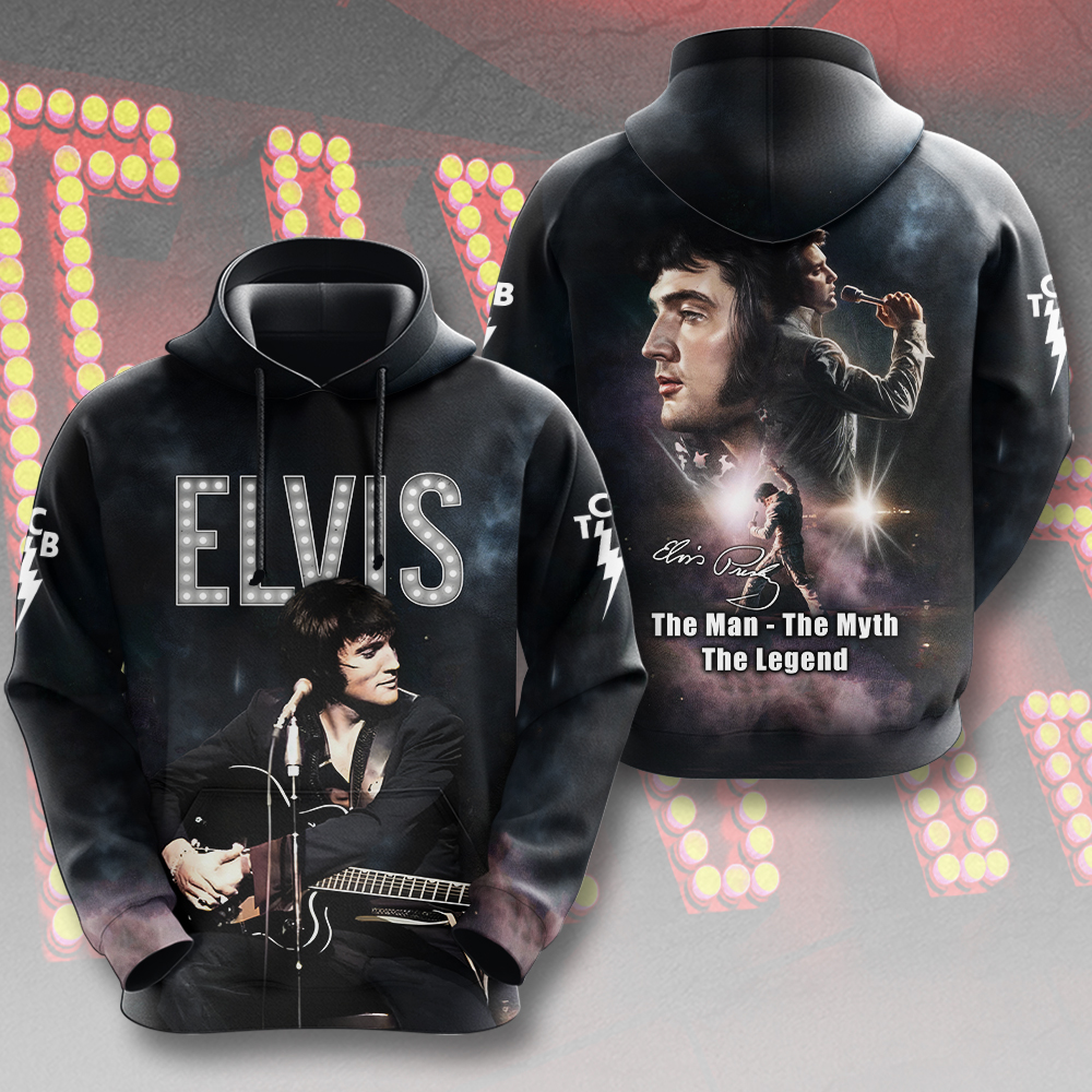 Elvis Presley Rock And Roll Presley Family Hoodie
