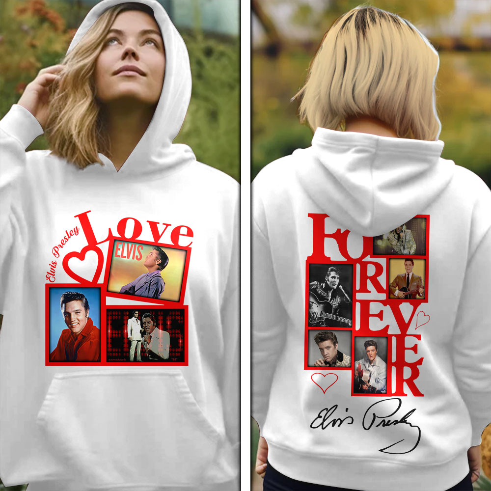 Elvis Presley Rock And Roll Era 1950S Hoodie