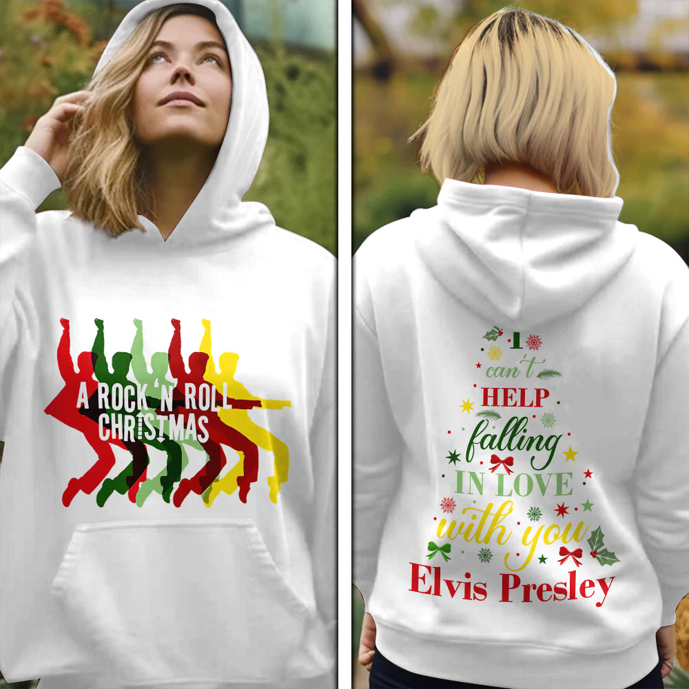 Elvis Presley Rock And Roll Movie Star Hoodie