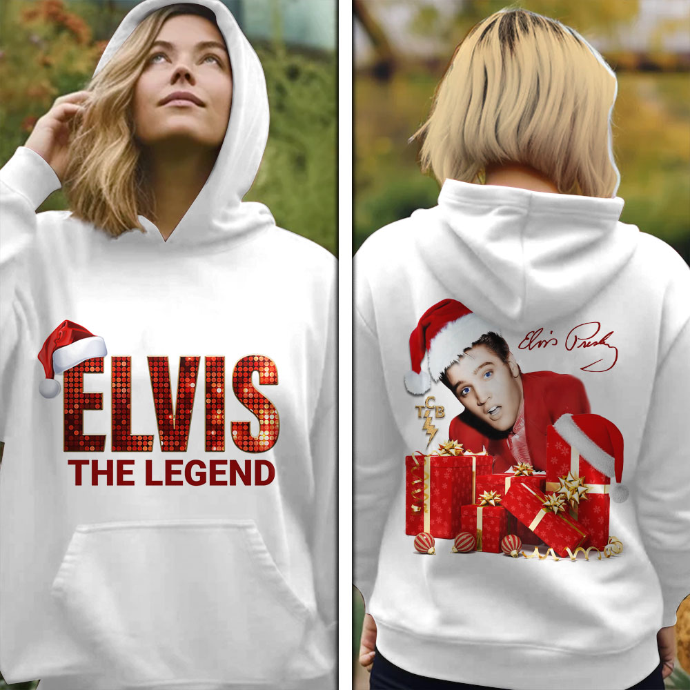 Elvis Presley Rock And Roll Studio Portraits Hoodie