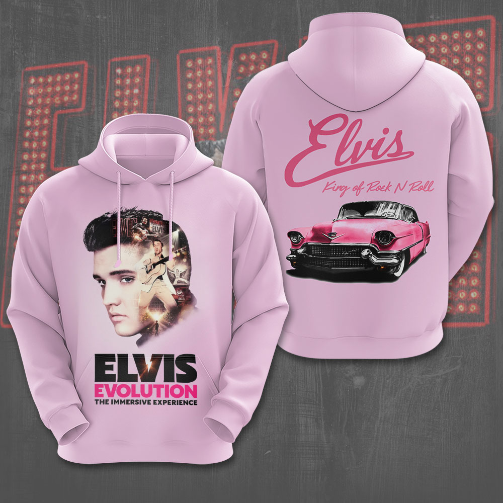 Elvis Presley Rock And Roll Rhinestones Hoodie