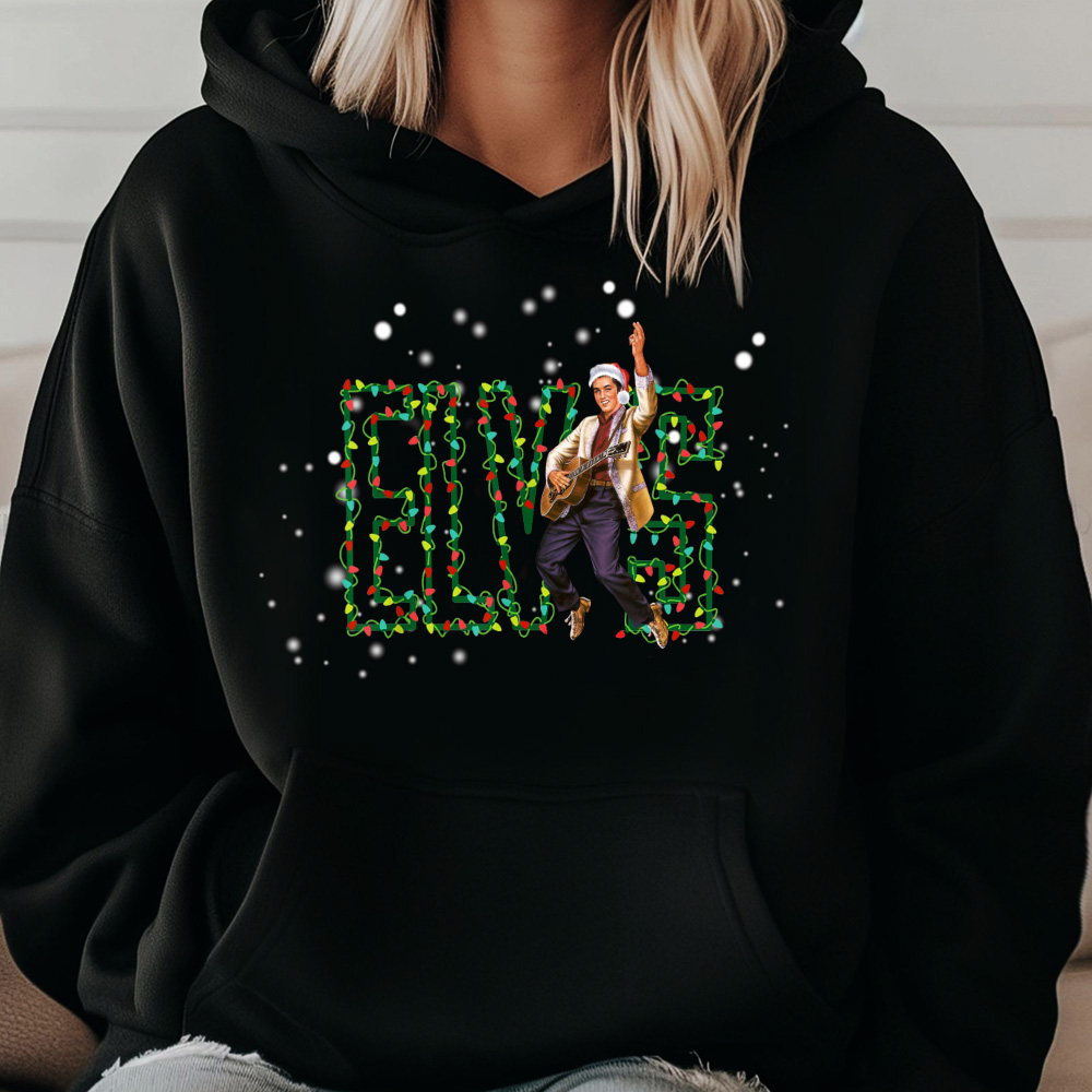 Elvis Presley Rock And Roll Graceland Mansion Hoodie