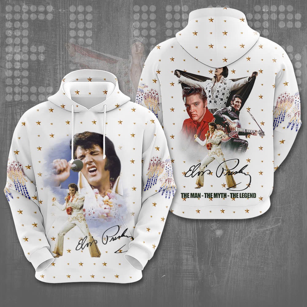 Elvis Presley Rock And Roll Burning Love Hoodie