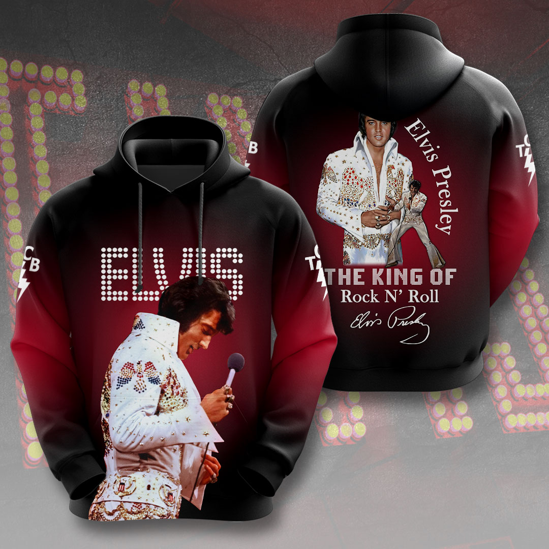 Elvis Presley Rock And Roll Hound Dog Hoodie