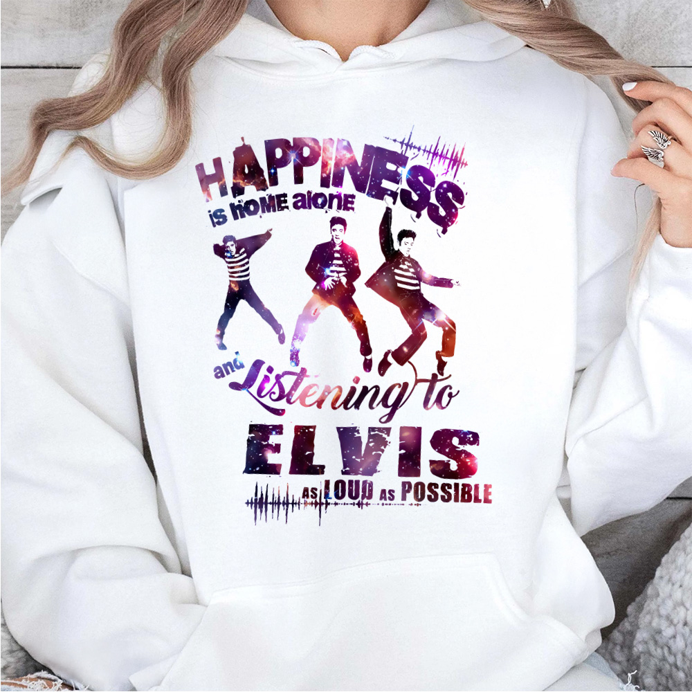 Elvis Presley Rock And Roll Las Vegas Hoodie