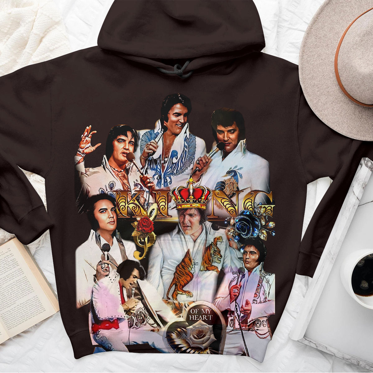 Elvis Presley Rock And Roll Era 1960S Hoodie
