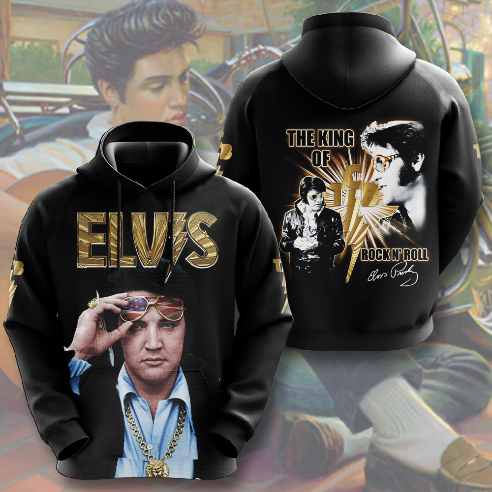 Elvis Presley Rock And Roll Melancholy Blues Hoodie